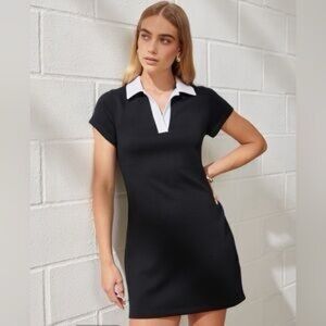 Abercrombie YPB neoKNIT Collared Dress